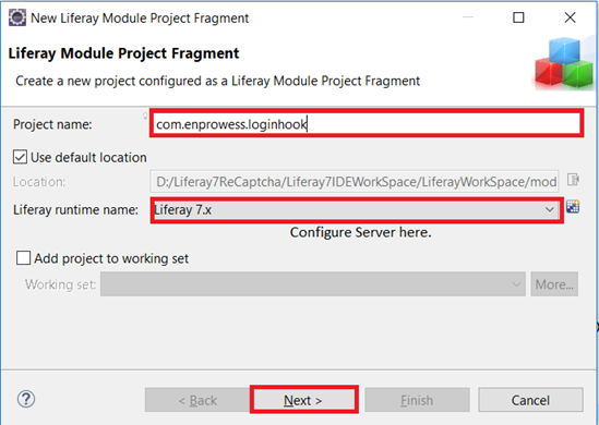 Create a Liferay Fragment Module Project