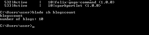 Connect to gogo shell.