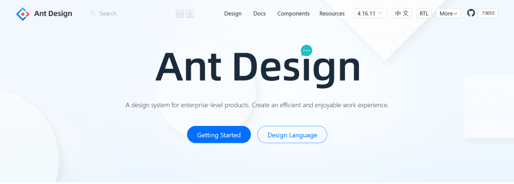 Ant Design - The world's second most popular React UI framework