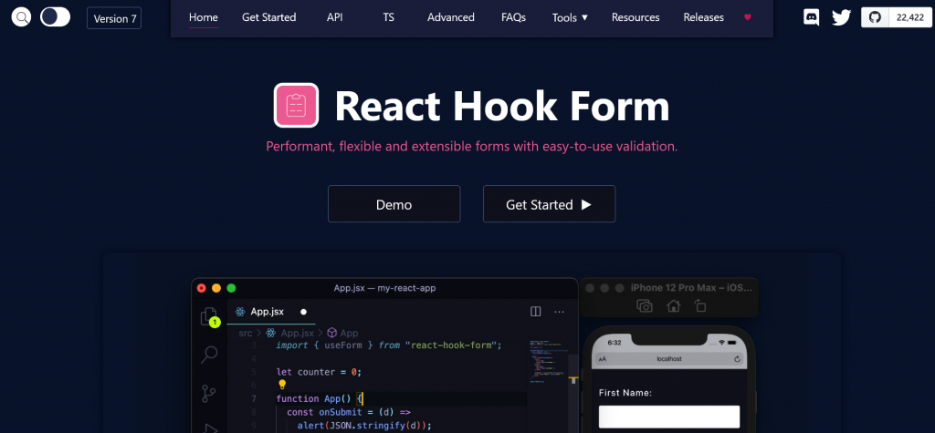 React Hook Form