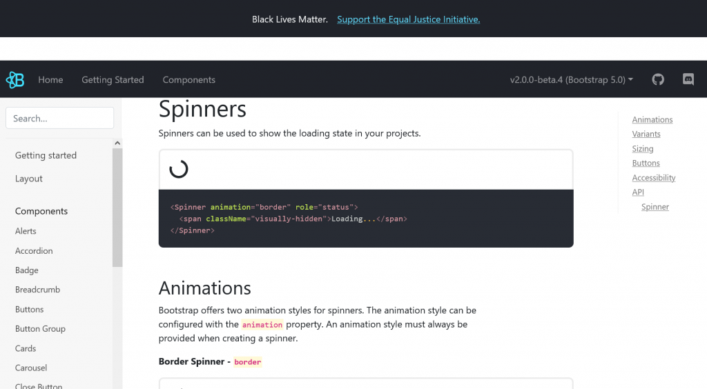 React Sppinner